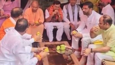 Photo of भाजपा अध्यक्ष नितिन नबीन ने डिप्टी सीएम ब्रजेश पाठक के घर किया भोजन